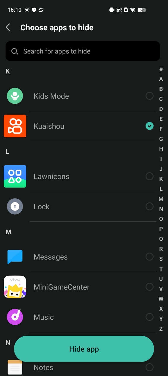 Set second home screen