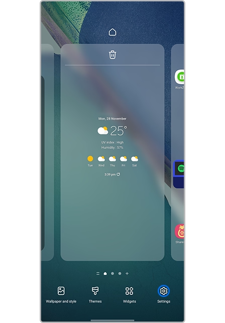 Samsung Home Screen Settings